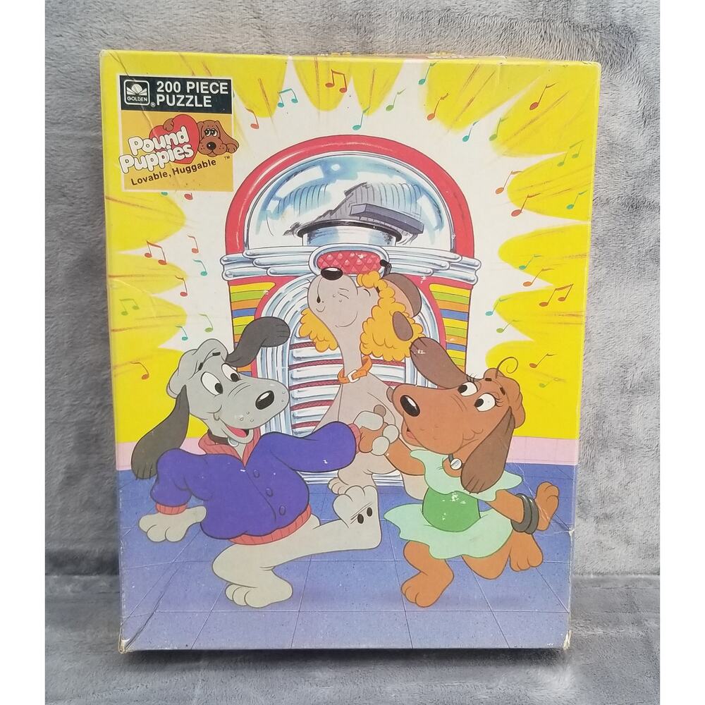1987 Pound Puppy puzzle - 200 pc *** COMPLETE*** by Golden